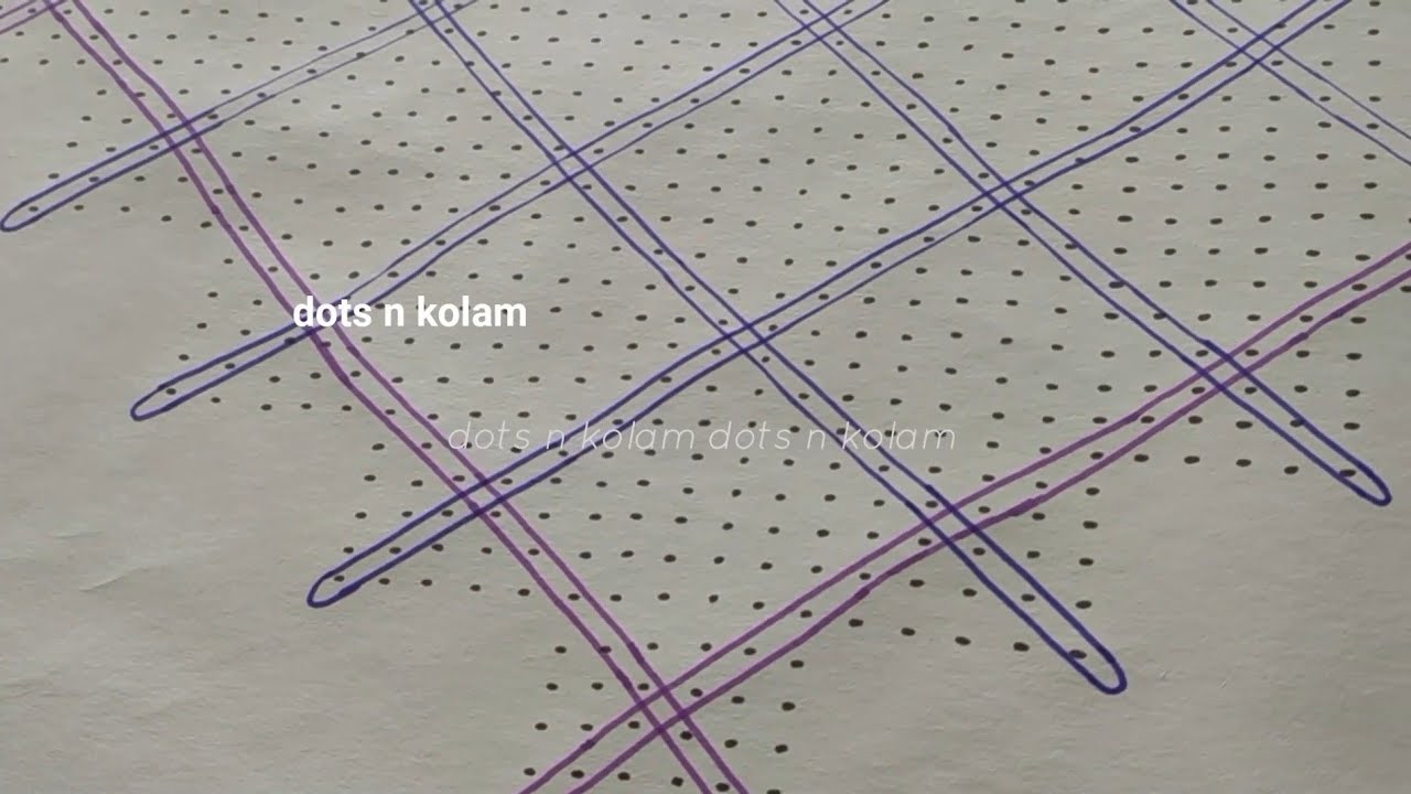 Simple big kambi kolam designs (46 pulli kolangal) dhanurmasam melikala muggulu easy steps 