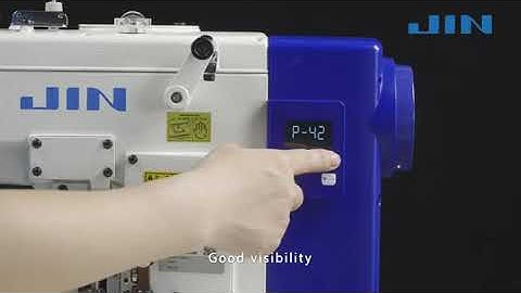 JIN B-1M button hole machine #video #sewing #embroiderymachine