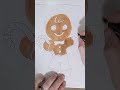 31 Days of Holiday Drawing | Doodle Challenge Day 7: Gingerbread man