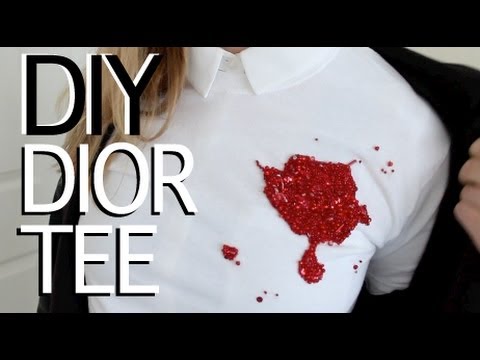 12 DAYS of DIY: Wounded Tee inspired by Dior Homme SS02