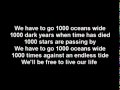 Tokio Hotel - 1000 Oceans (instrumental cover)