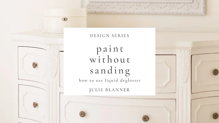 Paint Without Sanding | How to Use Liquid Deglosser