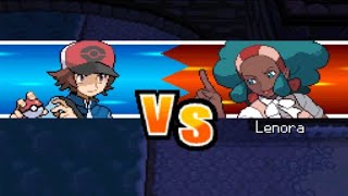 Pokemon Blaze Black - vs Gym Leader Lenora (Postgame)