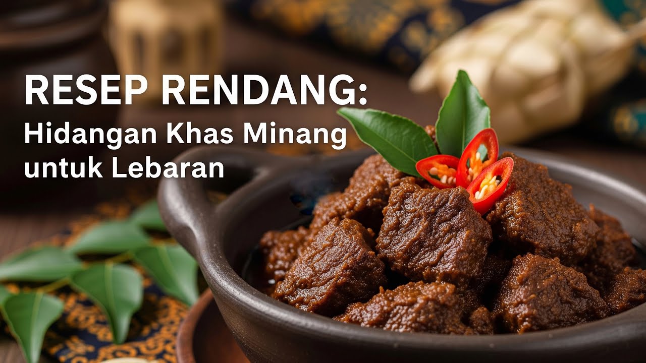 BOSAN OPOR AYAM? COBA RESEP RENDANG BASAH INI! Menu Lebaran Kekinian