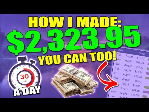 This Made Me $2,300 in a Month - Easiest Affiliate Marketing Strategy - Only 30mins a day Needed!