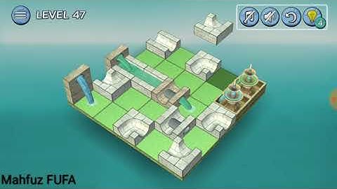 Flow water Fountain 3D puzzle | Easy Level 47