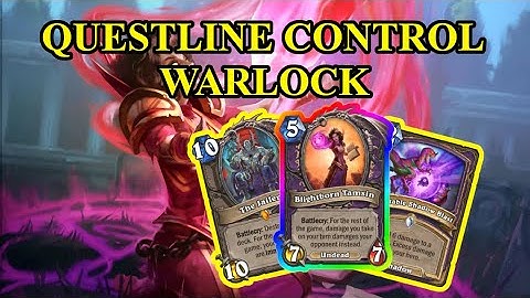 BACK FROM the DEAD... - Questline Warlock | March of the Lich King | Hearthstone standard