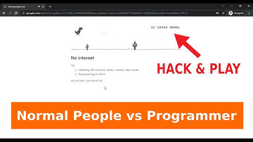 Google Chrome Dinosaur Game Hack Play & Code