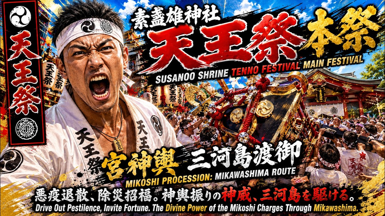素盞雄神社 天王祭 Susanoo Shrine Tenno-sai 2026（2日目⛩️三河島