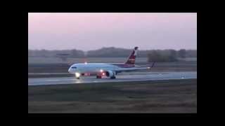 Посадка в Толмачево Boeing 757 200ER