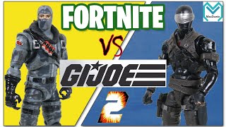 COMPARING FORTNITE and G.I. JOE  6 INCH ACTION FIGURES