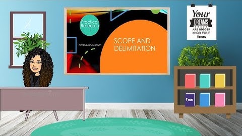 Scope and Delimitation of a Research Study