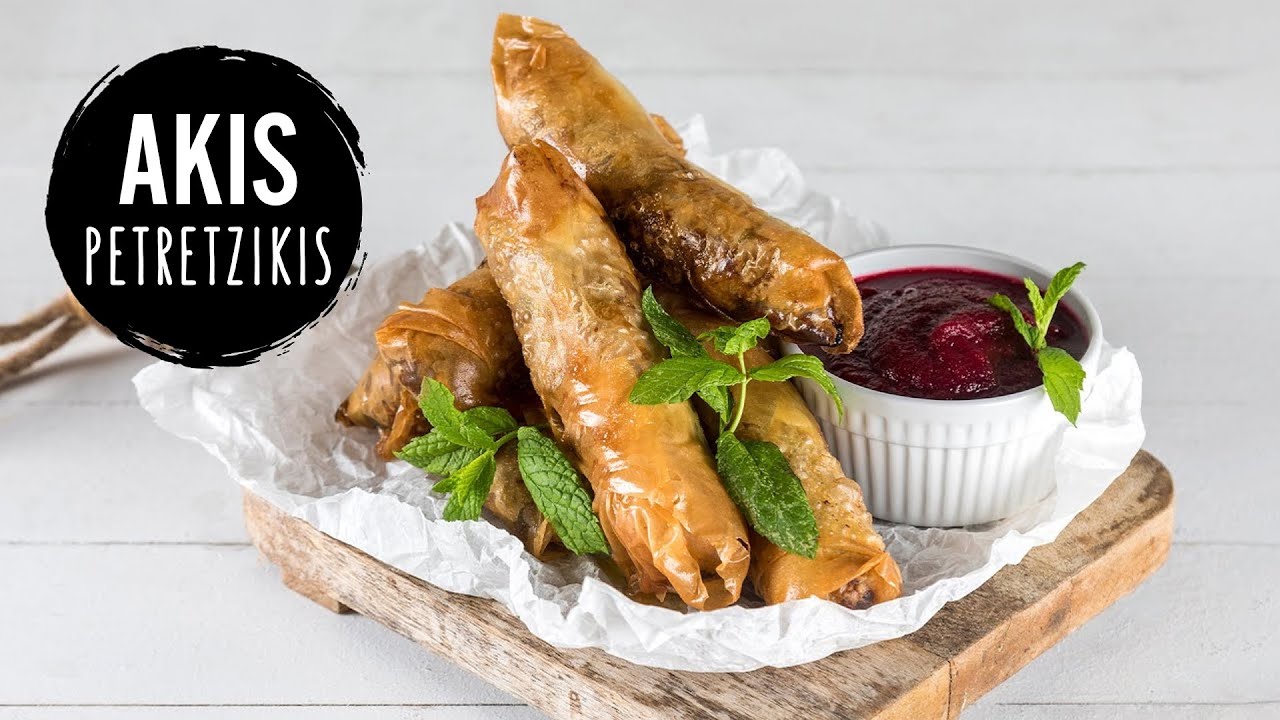 Spring Rolls With Duck | Akis Petretzikis