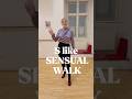 Sensual walk in Tango argentino.