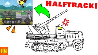 Flak Gun Ile Halftrack Karikatür Tank Nasıl Çizilir Ana Sayfaanimasyonlar Tank