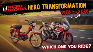 Hero Honda Evolution   1978 To 2026 Bikes  Scooters Transformation heromotocorp
