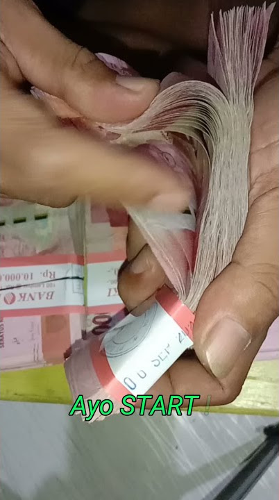 Menghitung Uang Gaya Abang Makelar Metode Satu Jari