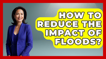 How To Reduce The Impact Of Floods? - Weather Watchdog