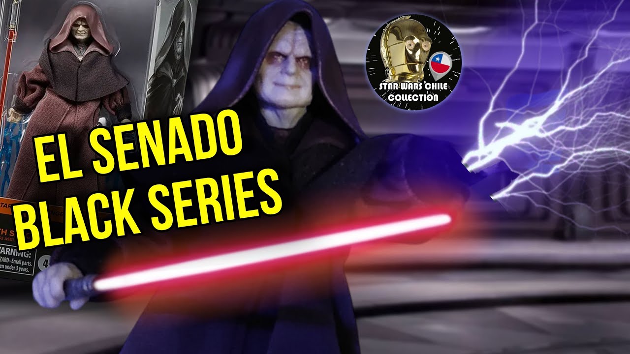 Hermoso DARTH SIDIOUS Star Wars THE BLACK SERIES (ROTS #01) El gran REGRESO de REVENGE OF THE SITH.