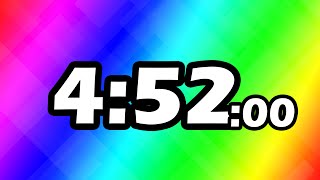4 Minutes and 52 Second TIMER Countdown
