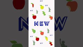 New York State Apples Animation