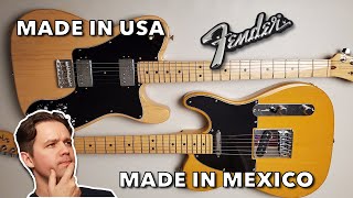 Fender Player and American Professional - My Experience Owning American and Mexican Telecasters