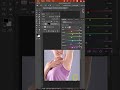 Remove sweaty underarm spots in minutes in Photoshop #shorts