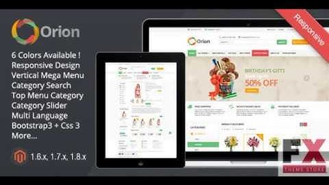 Preview Orion - Mega Shop Responsive Magento Theme TForest