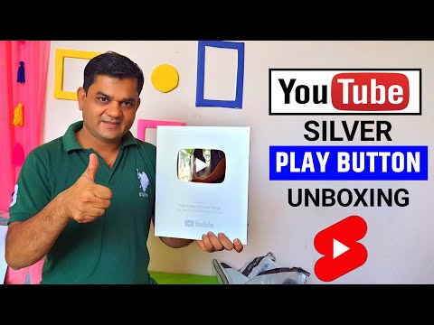 Silver Play Button Unboxing Video