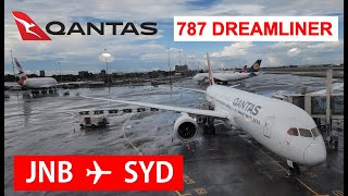 Qantas 787 Economy Flight Experience: Johannesburg to Sydney (QF64)