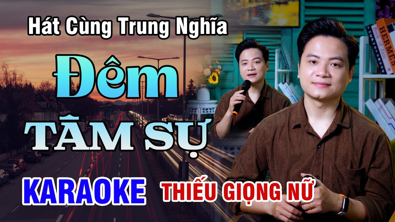 KARAOKE SONG CA | ĐÊM TÂM SỰ | Bolero Bất Hủ - Thiếu Giọng Nữ | 4K