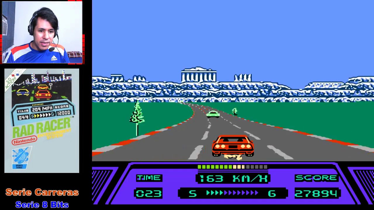 Rad Racer (Nes) | Gameplay Completo - [Serie Carreras - Serie Nes ...