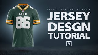 Design Your Own Blank Football Jersey Template