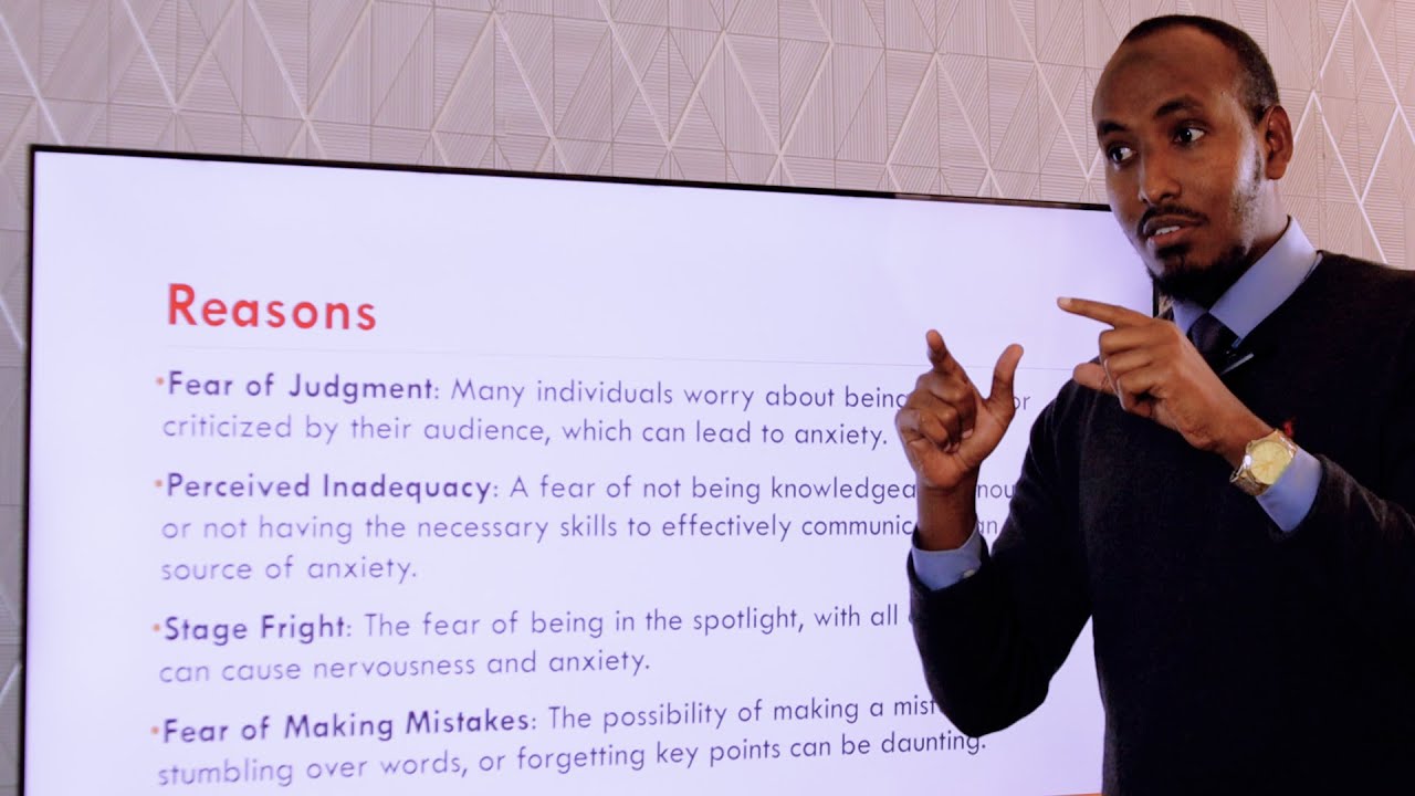 Maxaa Keena Cabsida Fagaare Kahadalka | Fear of Public speaking | Part 1