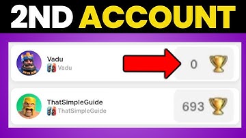 How to Create a Second Account & Switch Accounts in Clash Royale - Simple Guide