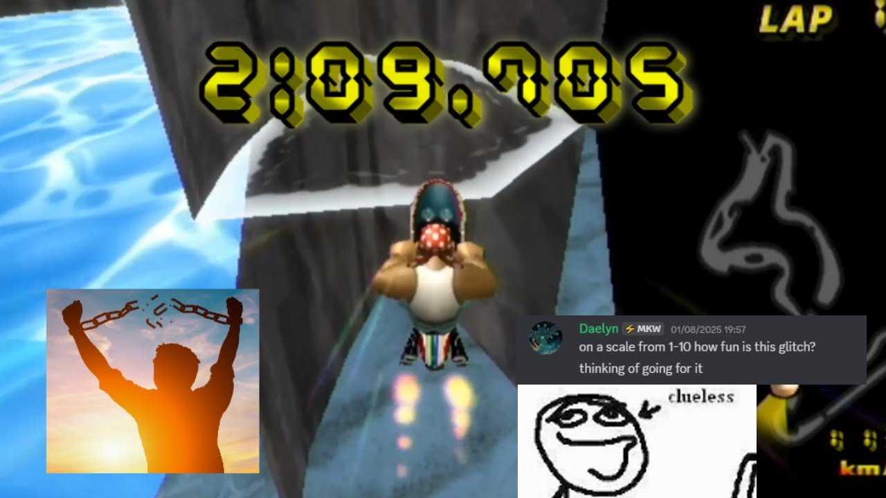 [MKW CR] Koopa Cape (Glitch) - 2:09.705 (3rd Europe)