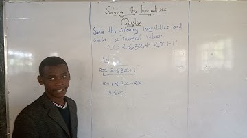 Solving Inequalities and Integral Values KCSE