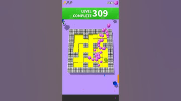 Color Maze: Relaxing and Amazing Paintball puzzle level 309,310