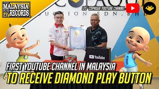 Malaysia Book of Records! First YouTube Channel in Malaysia with Diamond Play Button