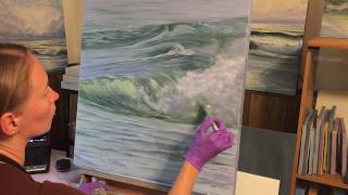 Painting Ocean Waves in Oil Part IV