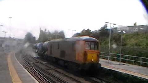 GBRf 73 109 and Two Tone Grey 73 128 pass Maidstone West on 3W75 RHTT