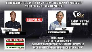 ✍️ "VOOR EN NA DE VERKIEZINGEN" Wanneer Voelt een Surinamer Economisch Herstel? (Suriname)