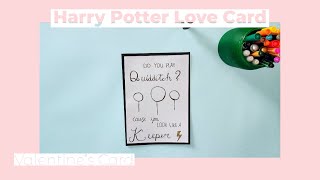 Harry Potter Love Card - DIY Crafts