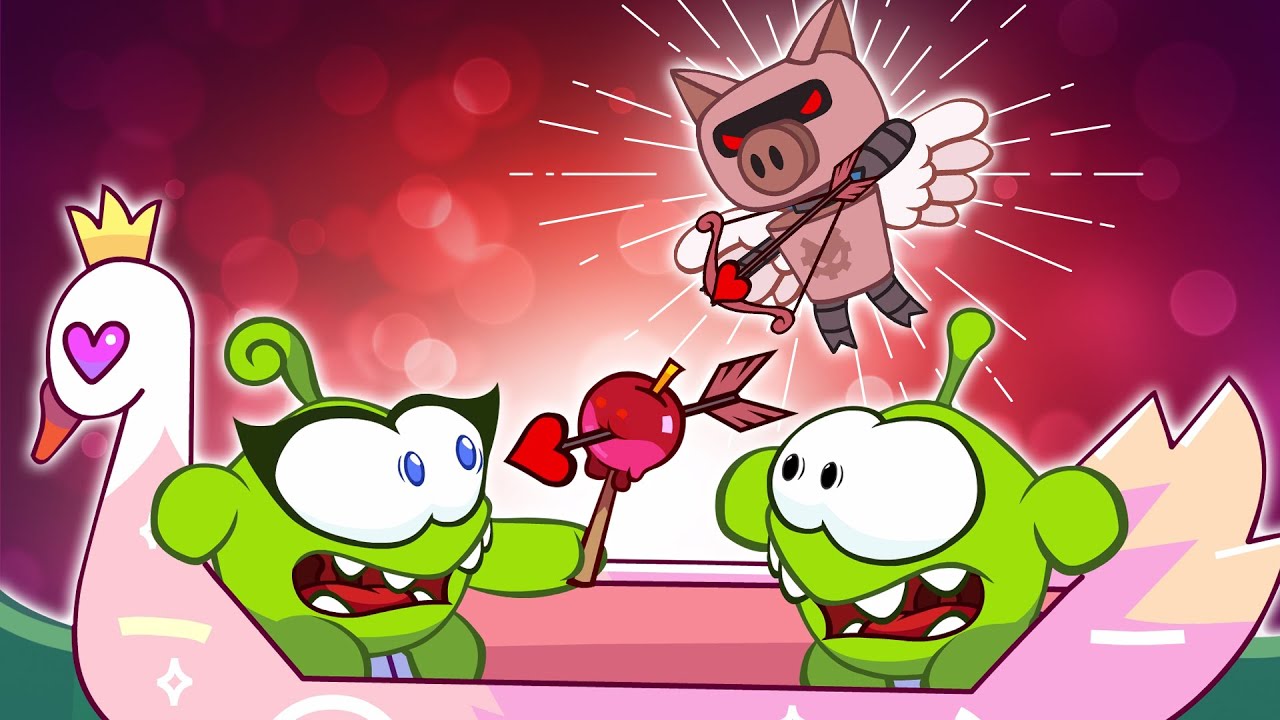 ⁣Om Nom Stories - Super-Noms: Cupid's Arrows | Funny Cartoons For Kids | HooplaKidz TV