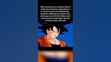 Was this scene in Dragon Ball Z a plot hole ? | Comment your views | #manga #dragonballz #dragonball