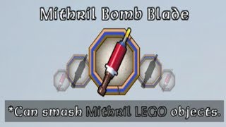 🔥 LEGO The Hobbit - Mithril Bomb Blade Design Schematics Location #10