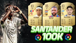  LA MEJOR PLANTILLA COMPETITIVA por 100K  de la LIGA SANTANDER ?? ‼️ FIFA 22 ?? ‼️