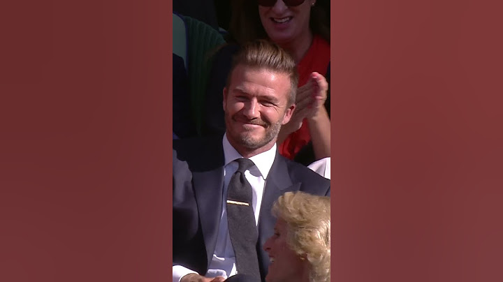 David Beckham's Brilliant Wimbledon Crowd Catch 😅