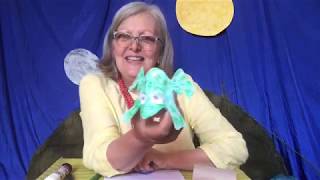 Craft video for the story of Tiddalik the frog.
