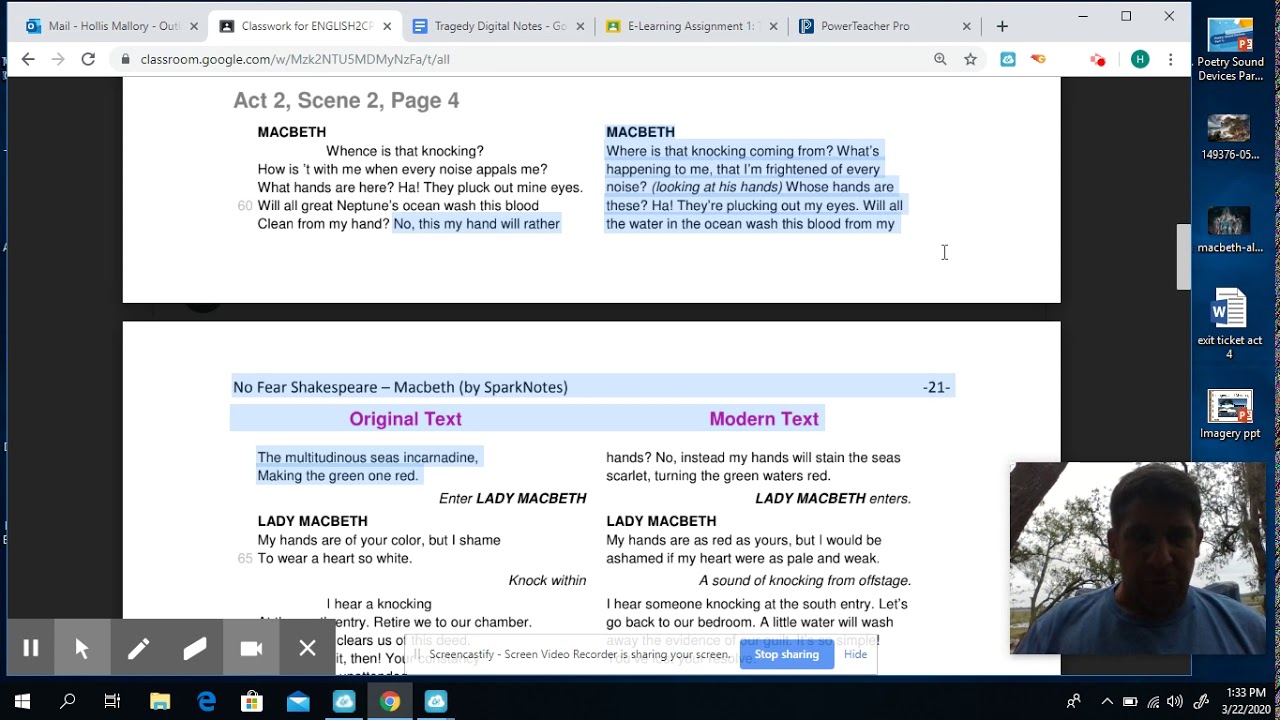 Macbeth Act 2 Close Read and Analysis